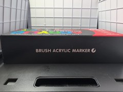 120 Colors Acrylic Paint Marker Set, Direct Liquid Ink, Soft Brush Tip Art Dr…