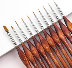 Miniature Model Paint Brushes-10Pcs Micro Detail Paint Brush