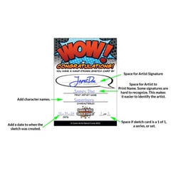 🎨 10 Packs – 18 PT Comic Artist Sketch Cards – Blank Trading/Sketch Cards Paper