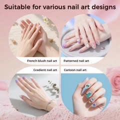 24 Colors 20ml Airbrush Gel Nail Polish Set for Nail Art Gradient French