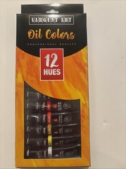Sargent Art Oil Colors Professional Quality 12 Hues Paint Set 1 New/Sealed