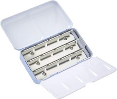 Metal Tin Box for 12 White Nights® Watercolor Pans with Palette RUSSIA