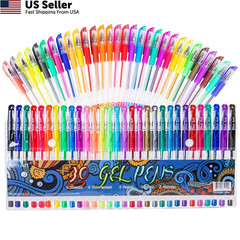 Aen Art Gel Pens for Adult Coloring Books, 1 Count (Pack of 30), Multicolor