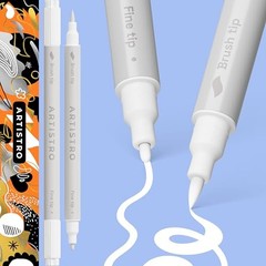 ARTISTRO Dual-Tip Acrylic Paint Pens | Multi-Surface Markers | 2 Pack