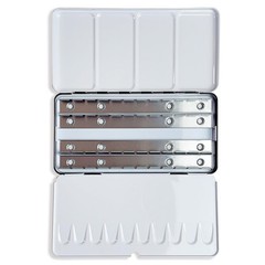 Large Metal Watercolor Palette Case – Holds 48 Half Pans or 28 Full Pans, Empty