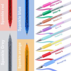 320 Pack Gel Pens for Adult Coloring Book, 1 Count (Pack of 160), 160 gel pen