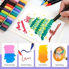 Artecho Acrylic Paint Markers 72 Colors, 72 Count (Pack of 1), 72 Colors