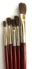 LOEW CORNELL Lot of 9 Fine Art Artist Brushes Detail Craft Paint Painting