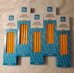 (60 PENCILS) Set Of 5 Pks Of Pen Gear No. 2 Wood Pencils. 12 Ct Each Pack New.