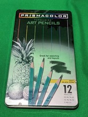 Sealed Prismacolor Turquoise Art Pencils Tin Set of 12, Great for Sketching