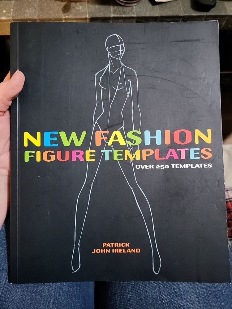 Drawing Art People Fashion Figure Templates For Poses Book Instructional