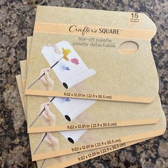 Lot Of 5 Crafter’s Square Tear Off Palette