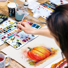Watercolor Paper Pad Hot Press 140 lb 300 GSM Tearable 30 Sheets A5 8.3×5.8
