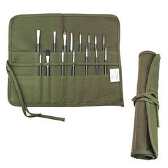 1Pcs Paint Brush Holder Storage 22 Slots Art Brush Roll Canvas Pouch Artist P…