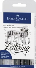 Faber Castell Lettering Starter Set 7 Writing Instruments for Calligraphy Art