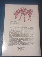 Vintage 1974 Drawing All Animals Arthur Zaidenberg Paperback Funk & Wagnalls