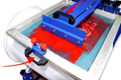 INTBUYING 11.8-31.5 inches/ 30-80cm Diameter Curved Silk Screen Printing Machine