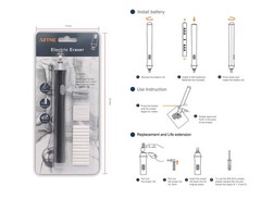 ARTME Electric Eraser/Automatic Rubber – 22pcs Refills Included (0.1 inch and…