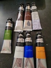 Lot of 7 Master’s Touch Fine Art Studio Oil Paints – Large (6.8 fl oz) Tubes