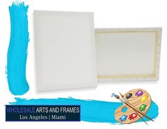 0.75″ Extra Fine Artist Stretched Canvas. Many Sizes Bulk Discounts. USA Made