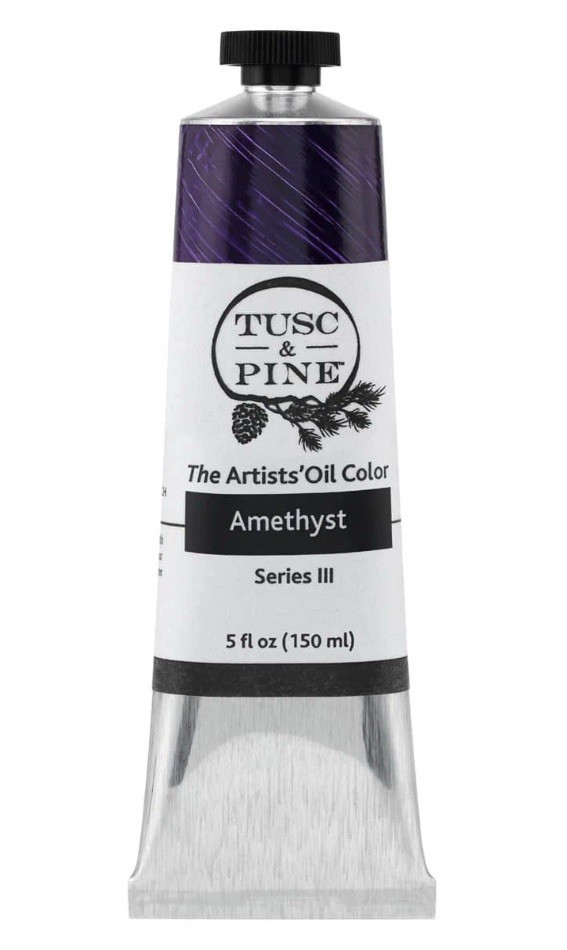 Tusc & Pine Artist Oil Color – Amethyst, 5 fl oz, 150ml Tube
