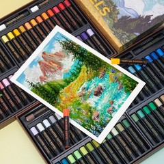 Vibrant 100 Oil Pastels Set + 4 White – Creamy, Pigmented for Blending & Shading