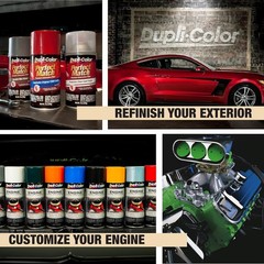 Fast-Drying Acrylic Enamel Spray Paint – 12 oz Semi-Gloss Black for Cars & More