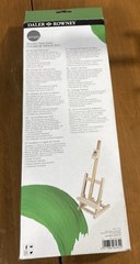 Daler-Rowney Simply Wooden Table Easel w/ Collapsible Base, read description