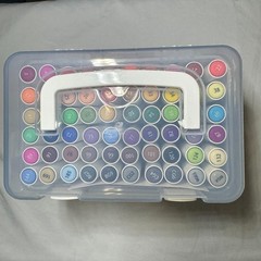 Ohuhu Markers 60 Colors Water-based Chisel & Brush Art Markers Used