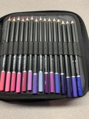 Castle Arts 120 Colored Pencil Set with Zippered Zip Case, Multicolor