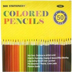 50 Pcs Colored Pencils Set 50 Vibrant Colors Art Drawing Sketching for Adults