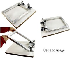2Pcs Butterfly Hinge Clamp for Screen Printing – Easy Install, Rust-Resistant