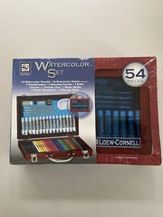 Loew Cornell Watercolor Pencils Paint Set 54 Pieces Art And Craft Supplies New