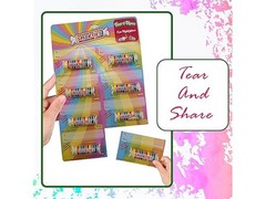 ABG Accessories Smarties Tear and Share No Bleed Highlighters 8Pk