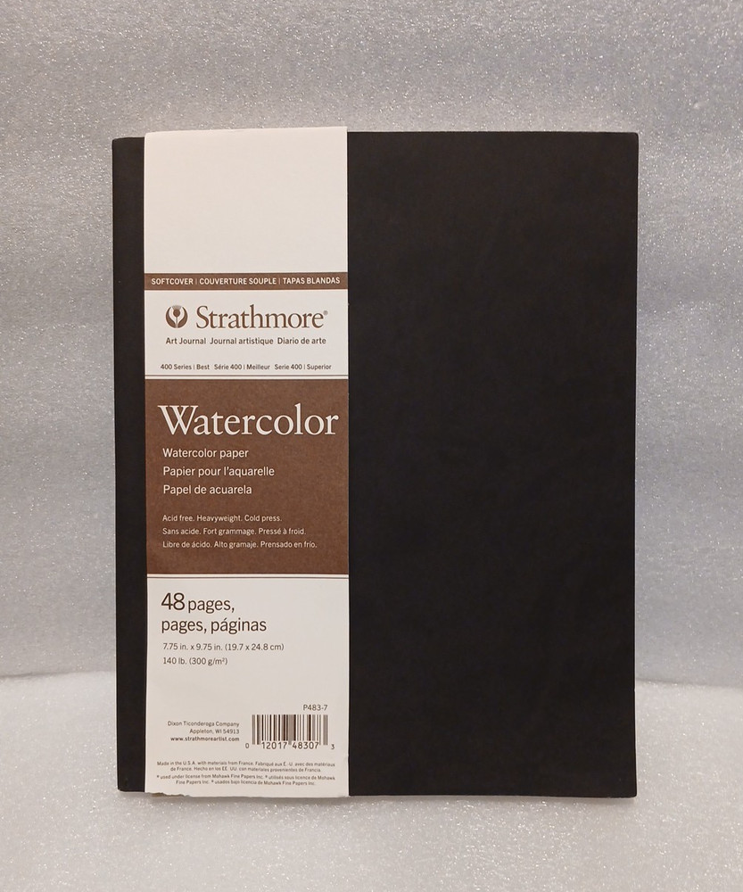 Strathmore Softcover Watercolor Art Journal 7.75″ x 9.75″ White 24 Sheets [B17]