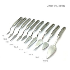 Japanese Full-Metal-body Palette Knife Scraper Spatula for Artist Oil Painting