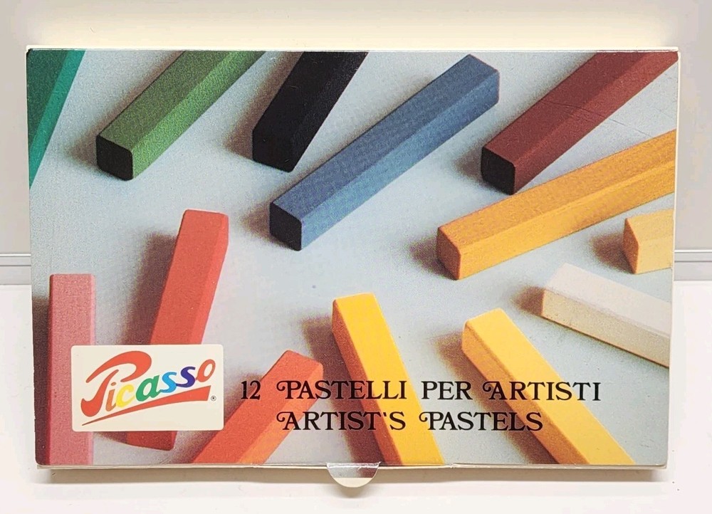 Picasso 12 Artist’s Pastels Morocolor Made In Italy