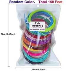 PLA Filament 1.75mm 3D Pen Refills Multi Colour Craft Drawing Material – UK
