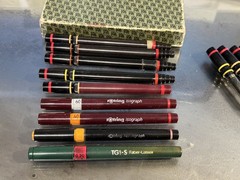 Vintage Rotring Technical Pen Lot – Rapidograph / Isograph / Micronorm
