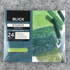 Blick Studio Square Soft Pastels – Set of 24 Landscape Colors – New Sealed