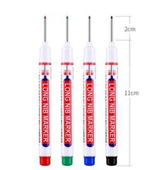 Deep Hole Marker Pen Waterproof Woodworking Tile Metal Long Head Oil Markers Pen