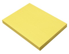 (Formerly ) Construction Paper, Yellow, 9″ x 12″, 100 Sheets
