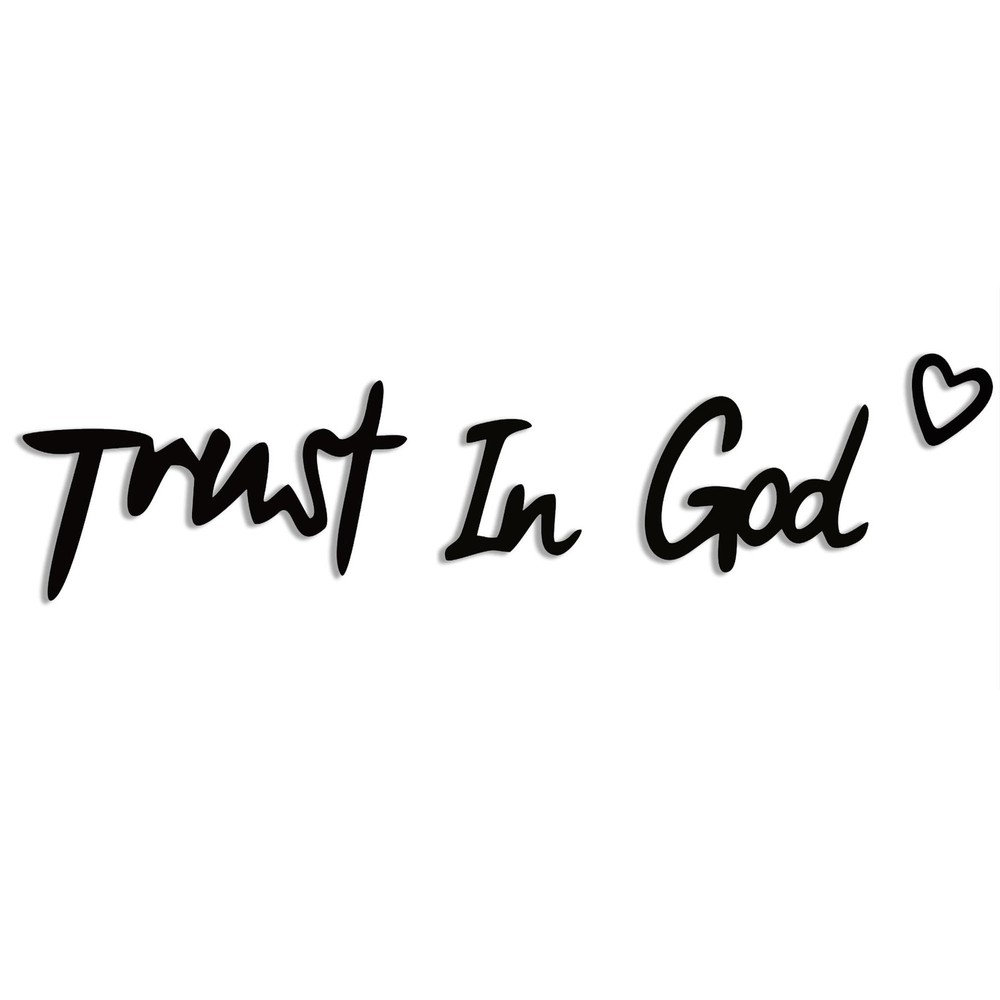 Trust in God Sign Wall Art for Home Decor Faith Based Living Room Wall Art | …