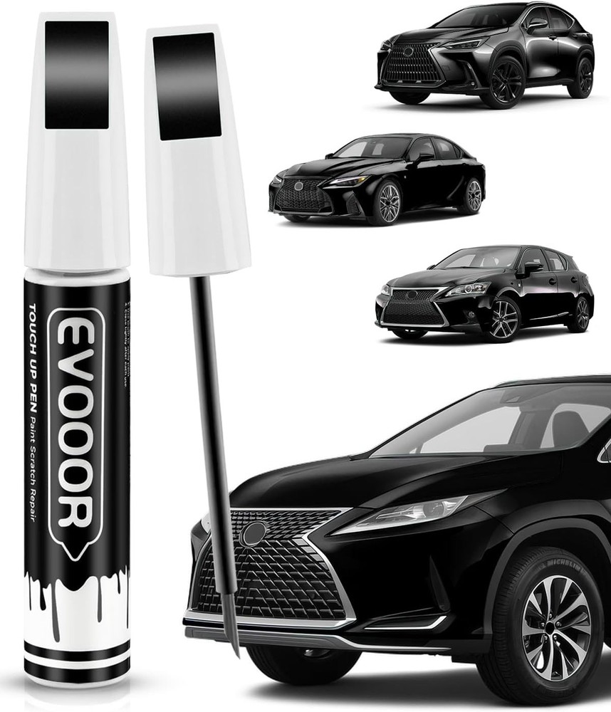 Obsidian(212) Touch Up Paint Compatible with Lexus Exact Match 2 in 1 Touch up P