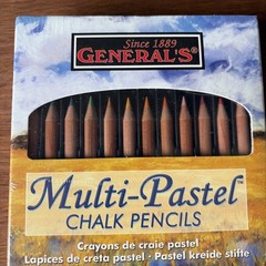 General’s Multi Pastel Chalk Pencils Set of 26 Artist Brand New sketch drawing
