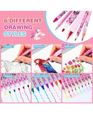 Art Supplies for Kids,66PCS Drawing Kits with Unicorn Storage Case for Girls …
