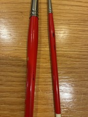 Vintage Winsor & Newton Series 233 Watercolor Brushes Set Of 2 Japan