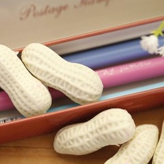 1x Cute Peanut Rubber Eraser Cartoon Stationery For Children US