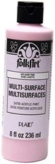 Multi-Surface Acrylic Craft Paint, 8 oz Baby Pink