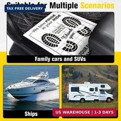 60 Pcs Paper Floor Mats for Cars, 16″x20″ Disposable Car Floor Mats with Kraft P